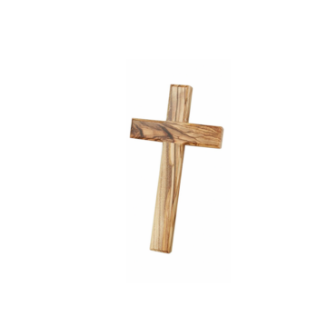 Kreuz aus echtem Olivenholz aus Betlehem, 15 cm 